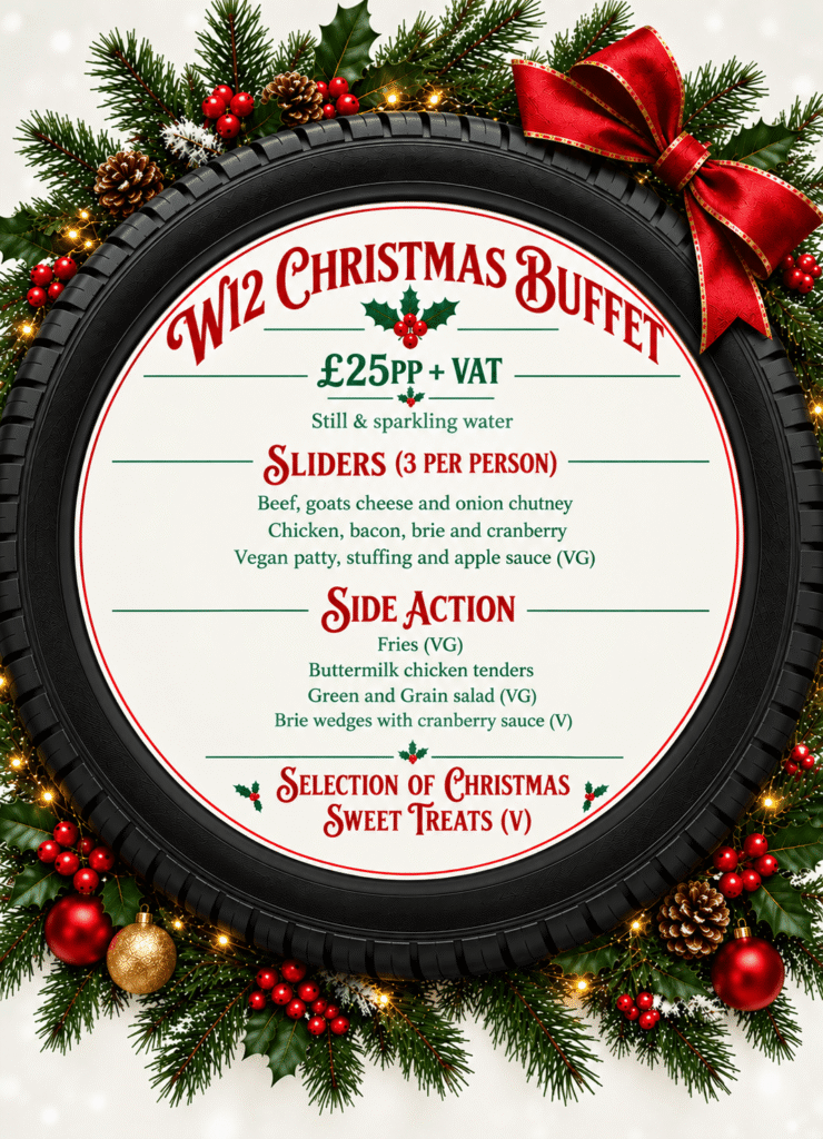 Buffet menu